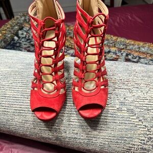 Michael Kors Bright Red size 8 medium